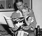 Dr Seuss reading to child