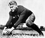Gerald Ford playing football