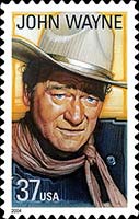 John Wayne Postage Stamp