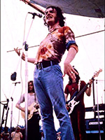 Musician at Woodstock Music Festival