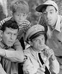 Andy Taylor Opie Taylor, Barney Fife, Gomer Pyle characters in the Andy Griffith Show