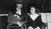 Shirley Temple with Eleanor Roosevelt
